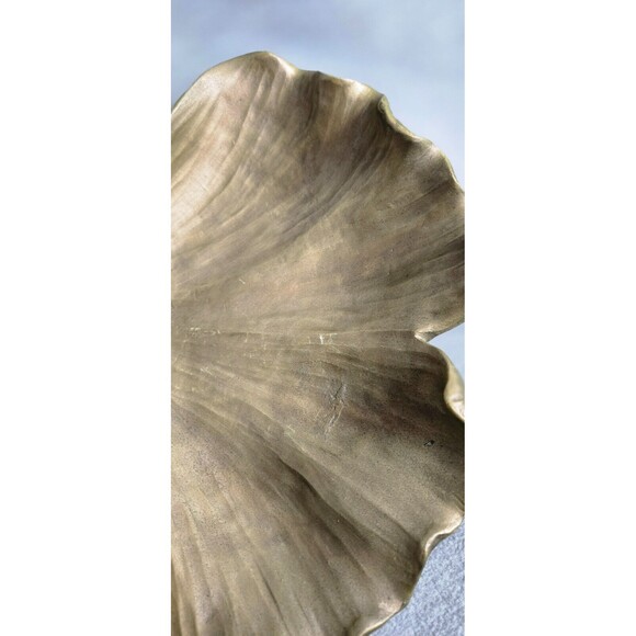 Pier 1 Decorative Tray/Bowl Ginkgo Biloba Leaves Living Room Entry Table 16 x 10 - Picture 6 of 11